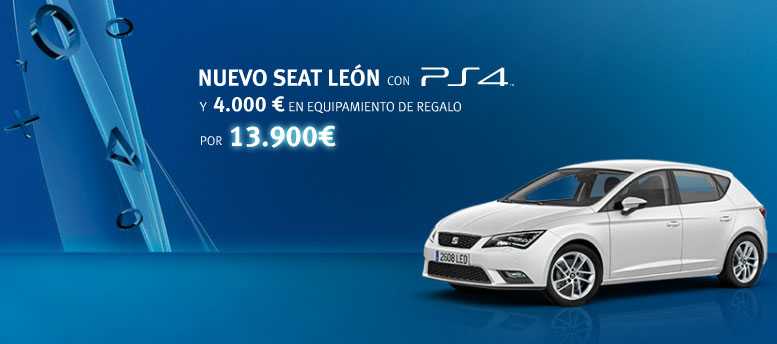 Nuevo Seat Leon con PS4 y un gran equipamiento