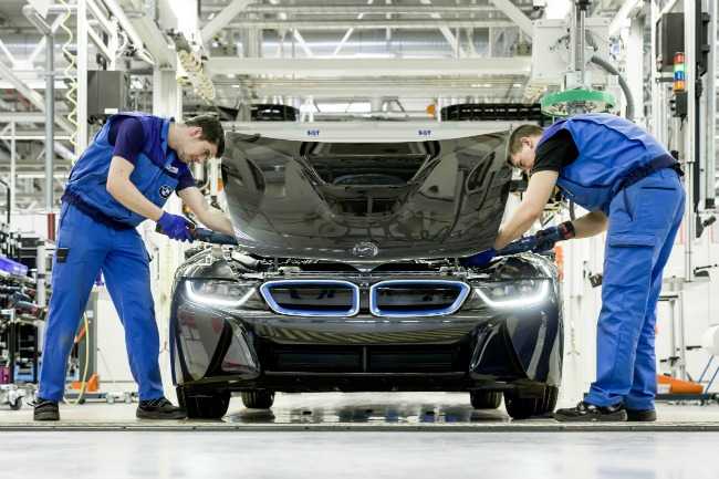 Fabricación del nuevo BMW i8