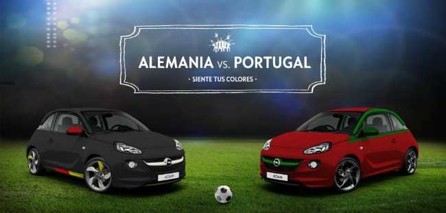 El Opel Adam se viste de Mundial de fútbol