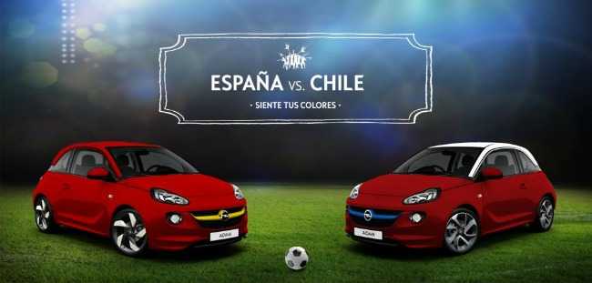 El Opel Adam se viste de Mundial de fútbol