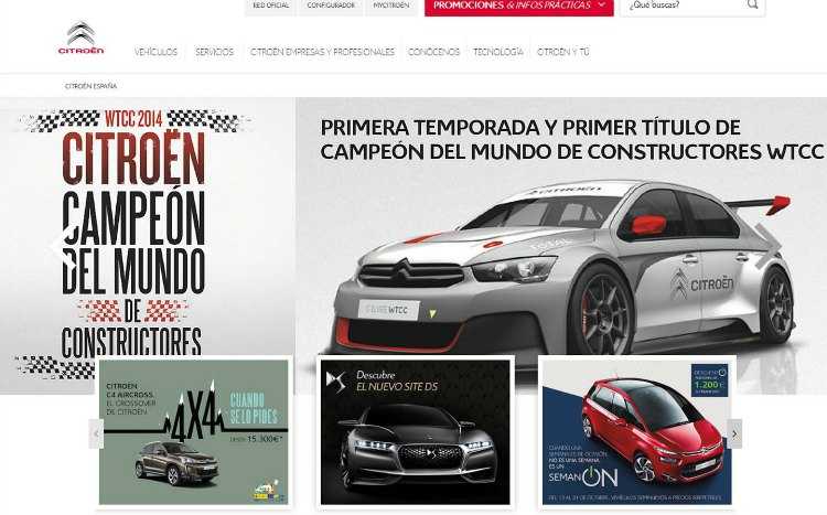 Citroen también se reinventa en la web