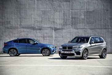 BMW X5 M y BMW X6 M en el salón del automóvil de Los Ángeles