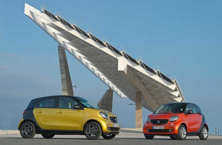 Los nuevos Smart fortwo y Smart forfour 