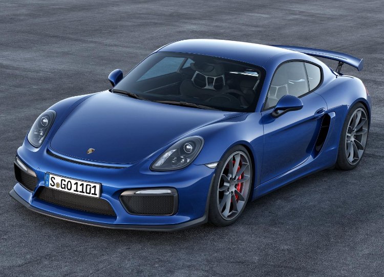 Porsche Cayman GT4 2015 azul