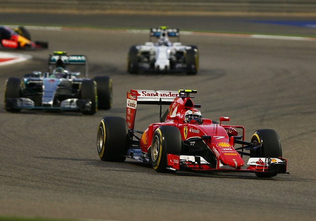 Raikkonen en el GP de Bahrein