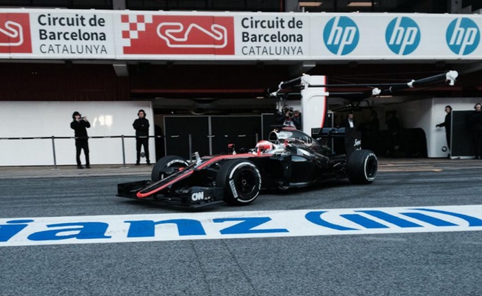  Jenson Button en Montmeló