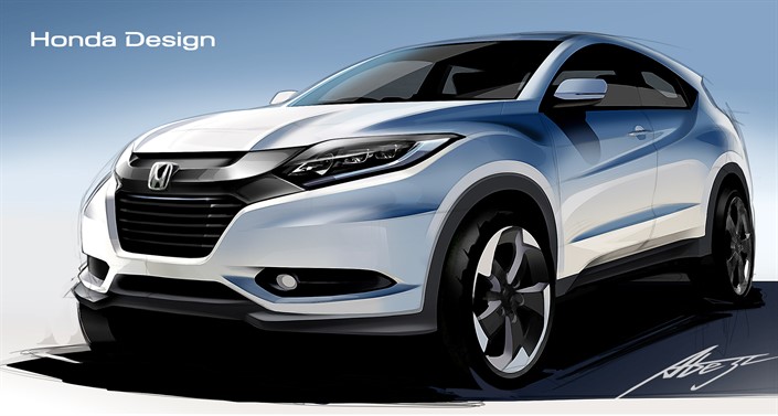 HR-V Sketch Design