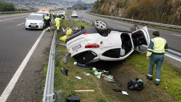 El accidente de tráfico mas común en verano es la salida de vía