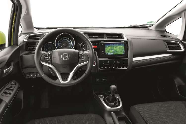 Interior del Honda Jazz