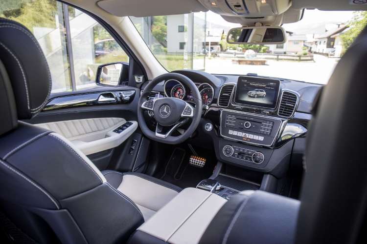 Interior del nuevo Mercedes-Benz GLE