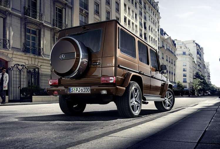 Trasera del Nuevo Mercedes Benz G 500 4x4