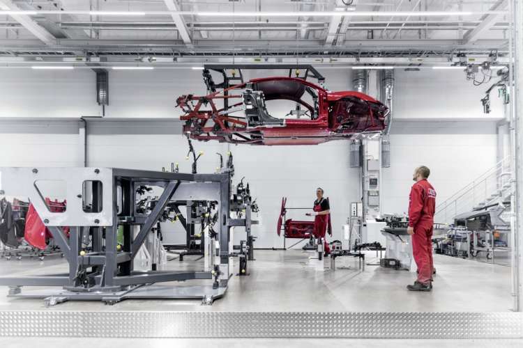 Proceso de fabricación del Audi R8