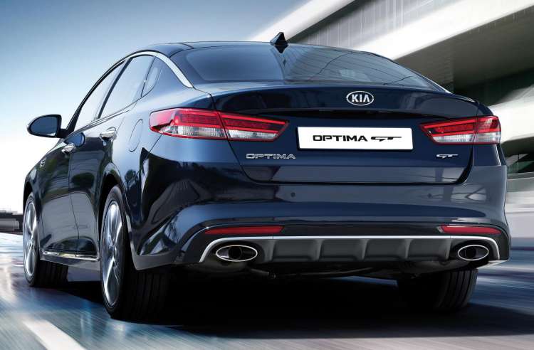 Kia Optima GT, un sedan para los que buscan una conducción deportiva