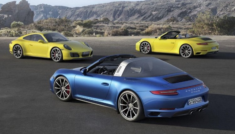 Porsche 911 Targa 4 y Porsche Carrera 4, novedades para todas las versiones