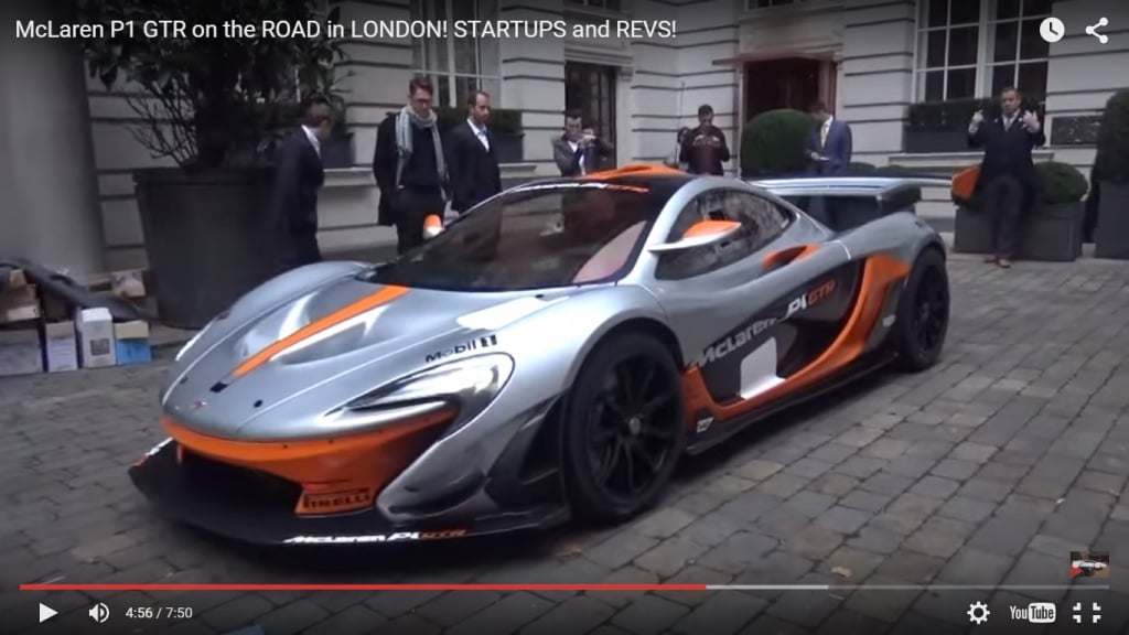 McLaren GTR P1, entregada la primera unidad en Londres