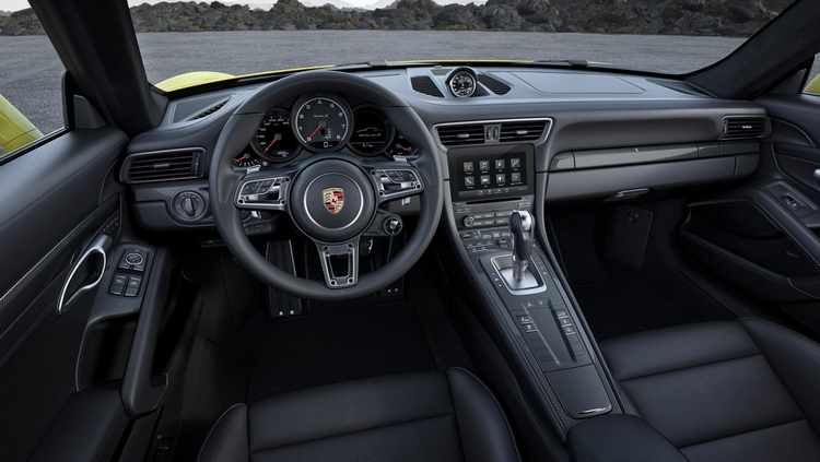 Porsche 911 Turbo 2016 interior