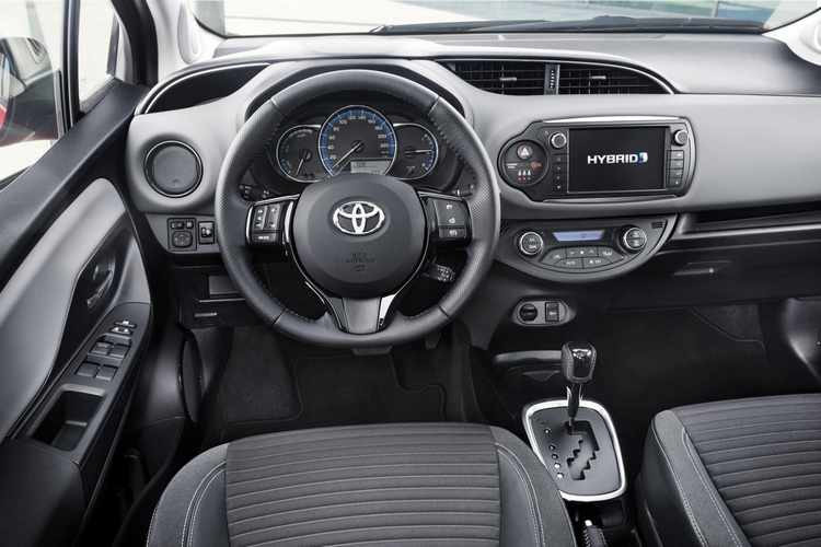 Interior del Toyota Yaris 2016