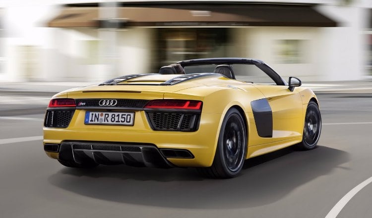 Audi R8 Spyder 2017, datos oficiales con la intención aumentar el placer de conducción 