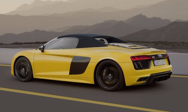 Audi R8 Spyder 2017, datos oficiales con la intención aumentar el placer de conducción 