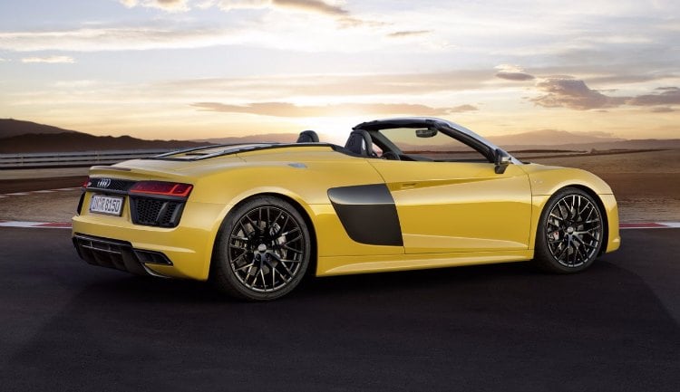 Audi R8 Spyder 2017, datos oficiales con la intención aumentar el placer de conducción 