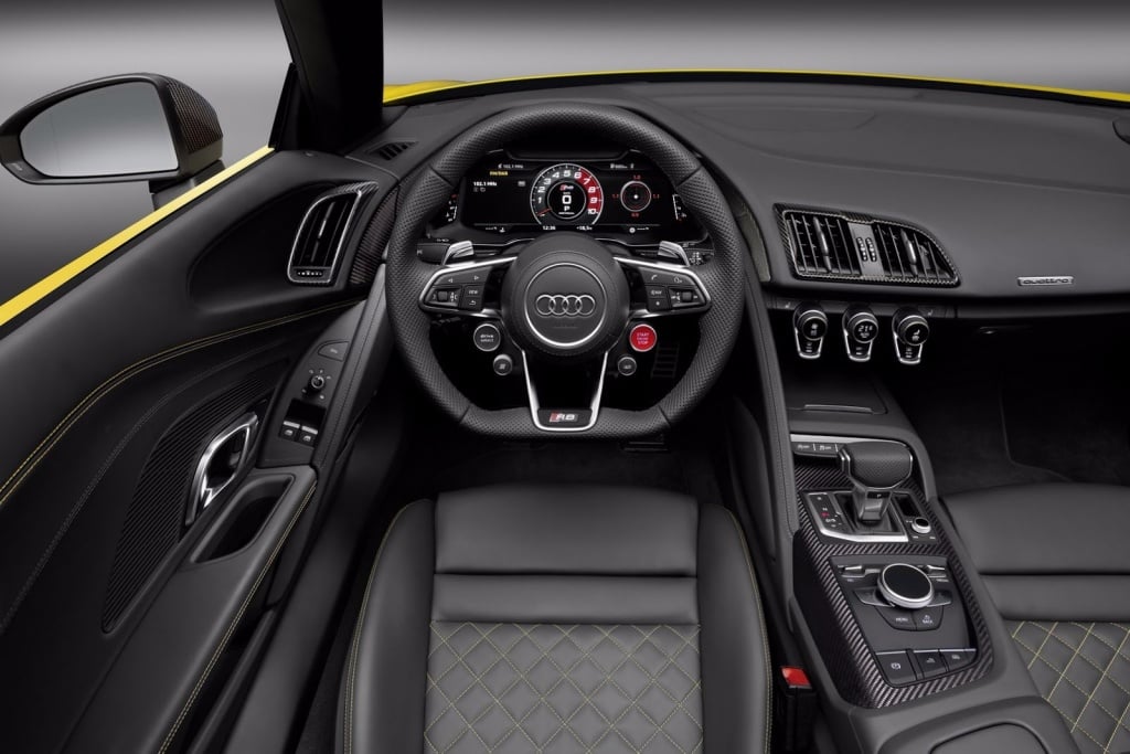 Audi R8 Spyder 2017, datos oficiales con la intención aumentar el placer de conducción 