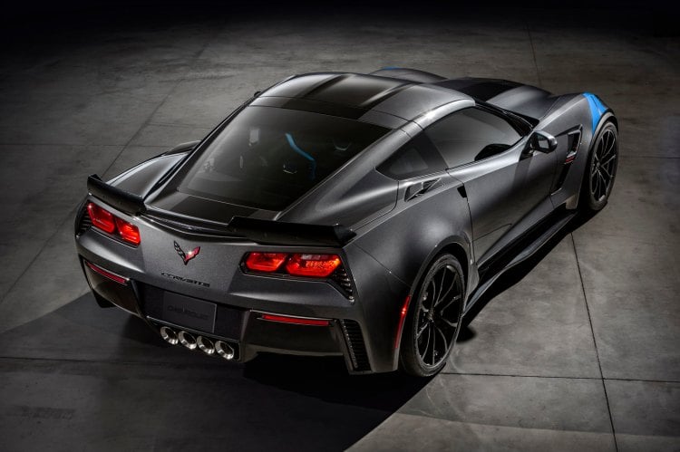 Chevrolet Corvette Grand Sport,  levantando una humareda en Ginebra