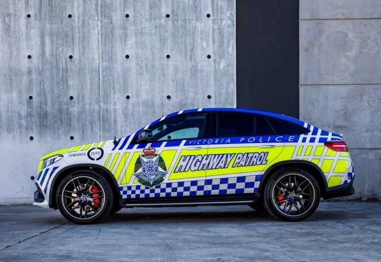 Mercedes AMG 63 GLE S Coupe, el nuevo coche de la policía australiana