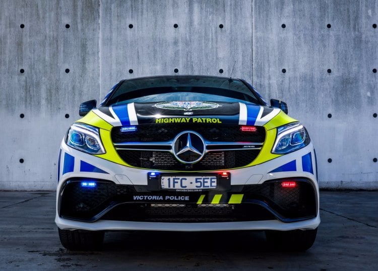 Mercedes AMG 63 GLE S Coupe, el nuevo coche de la policía australiana