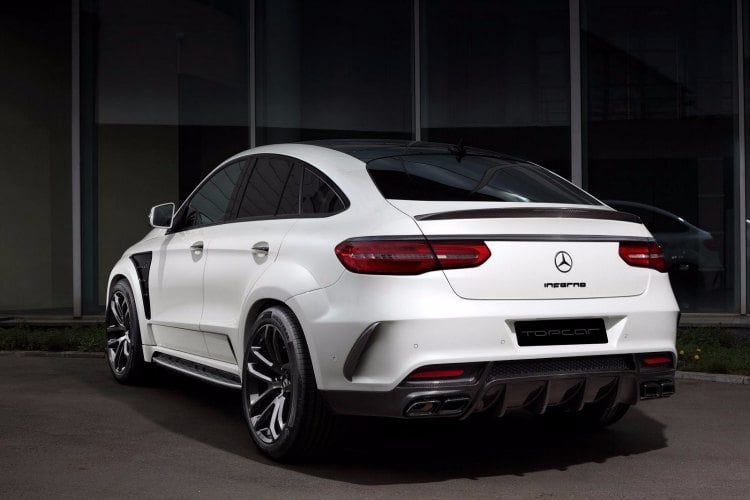 Mercedes Benz GLE Coupe pasa por el cincel de TopCar y se llena de carbono